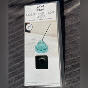 Room Glass Incense Holder Gift Set